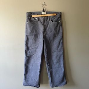 Madewell Perfect Vintage Wide Leg Crop Jean